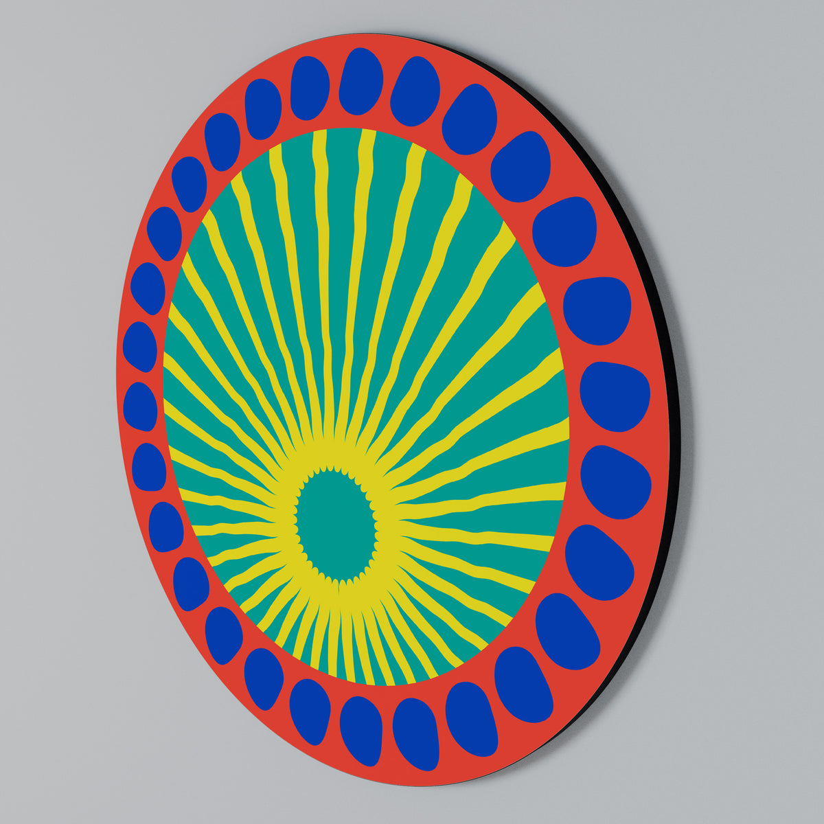 SHIMMER SPECTRUM Kulatá nástěnná dekorace