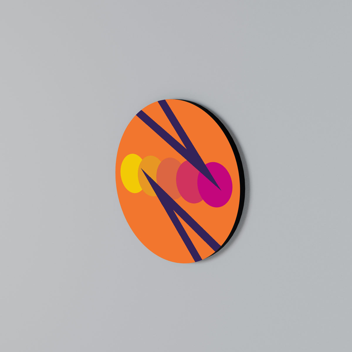 ON THE DOT BLADE Kulatá nástěnná dekorace