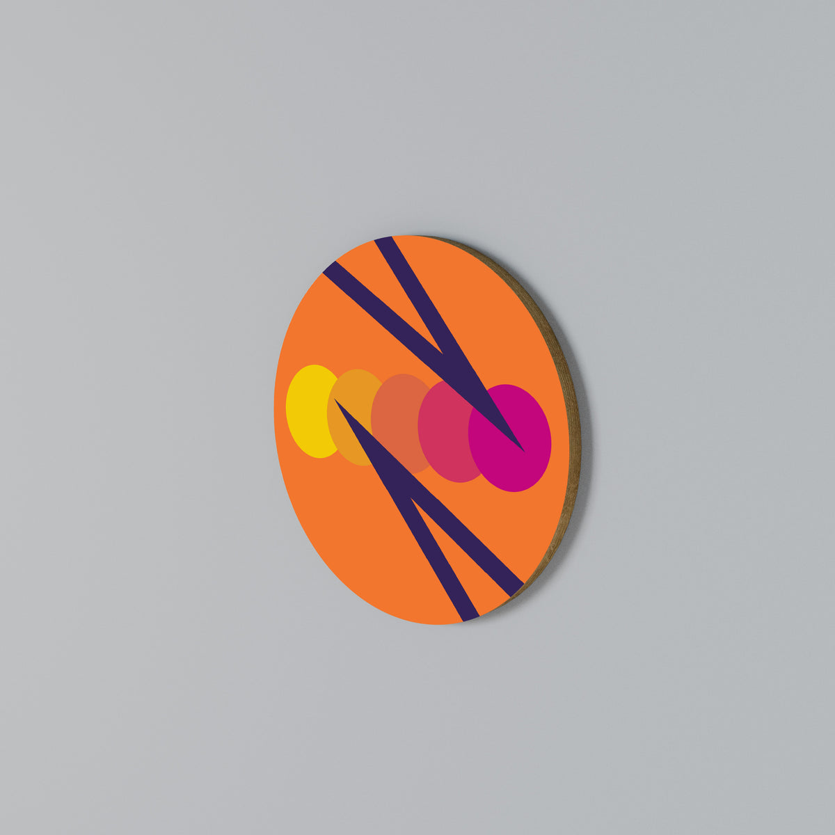 ON THE DOT BLADE Kulatá nástěnná dekorace