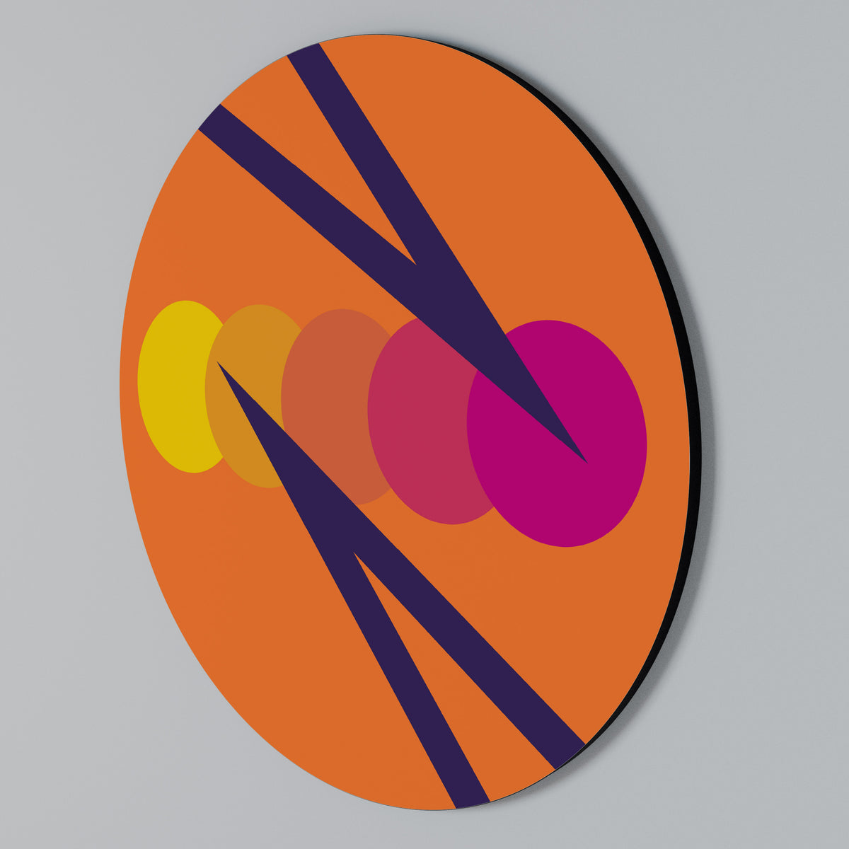 ON THE DOT BLADE Kulatá nástěnná dekorace