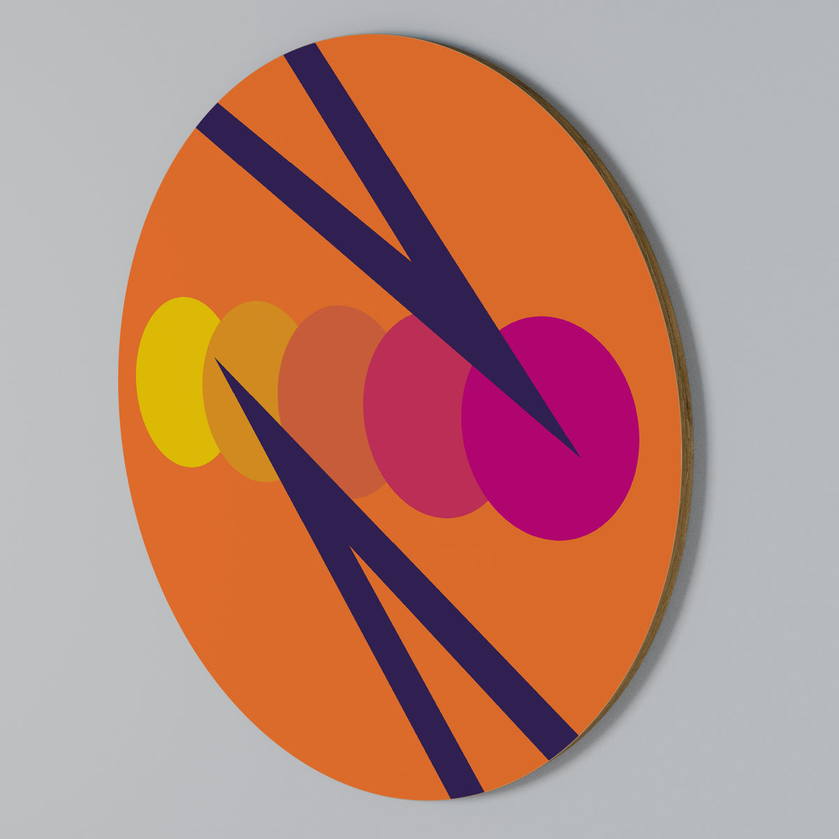 ON THE DOT BLADE Kulatá nástěnná dekorace