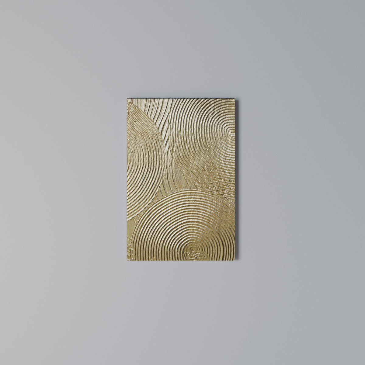GOLDEN WAVES UNFOLD Vertical Canvas Print