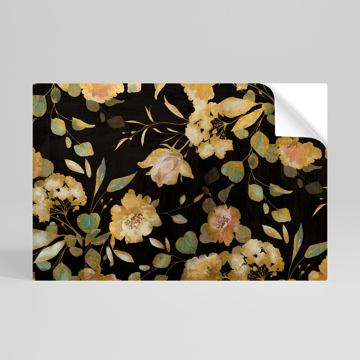 MODEST FLORAL Vodorovný samolepicí plakát