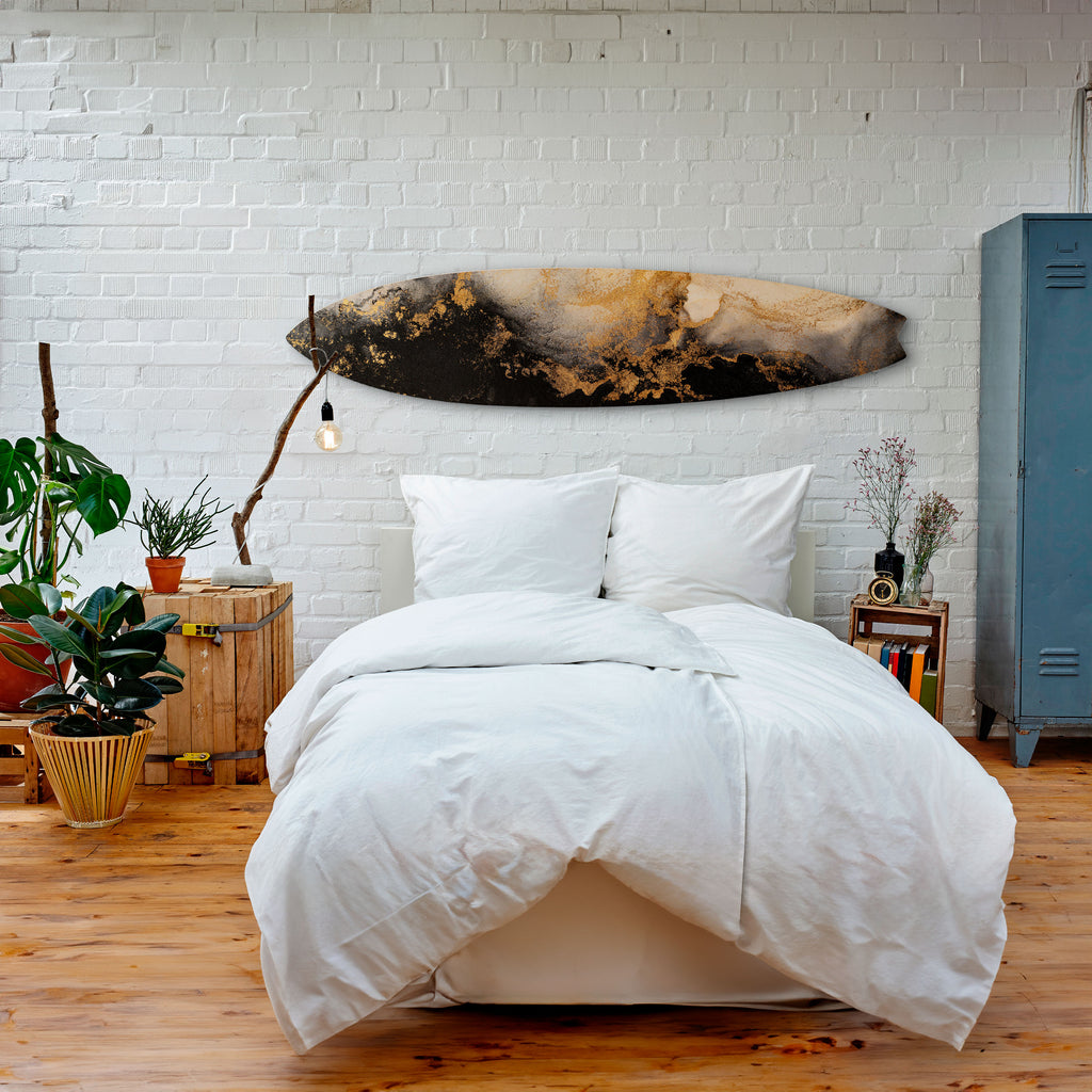 MARBLE OF TOMMORROW Dekorativní panel ve tvaru surfu