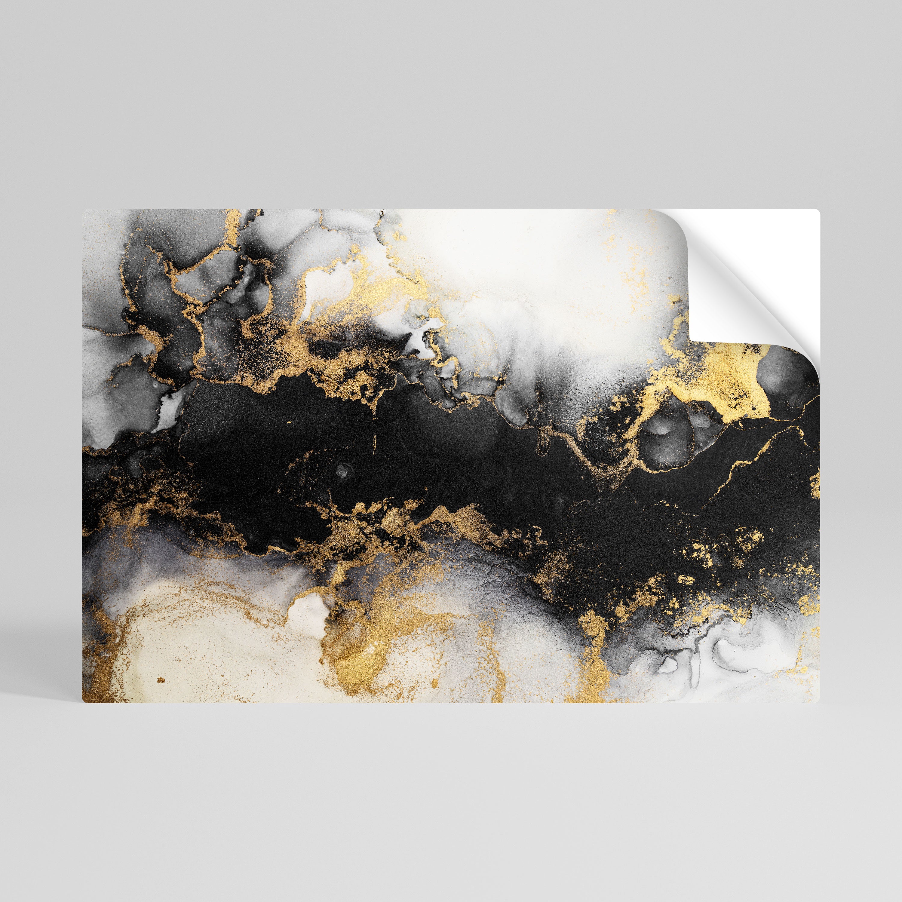 MARBLE OF TOMMORROW Peel and Stick Horizontal Poster