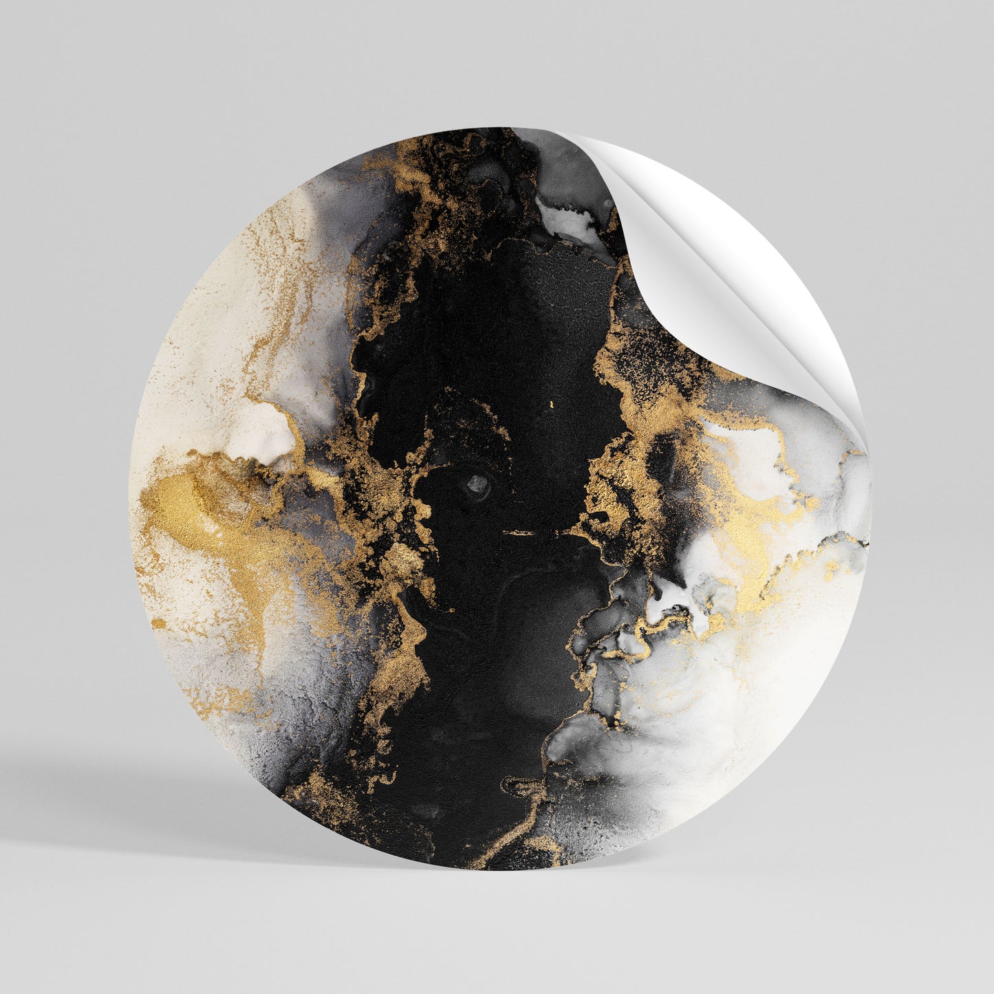 MARBLE OF TOMMORROW Kulatá samolepka