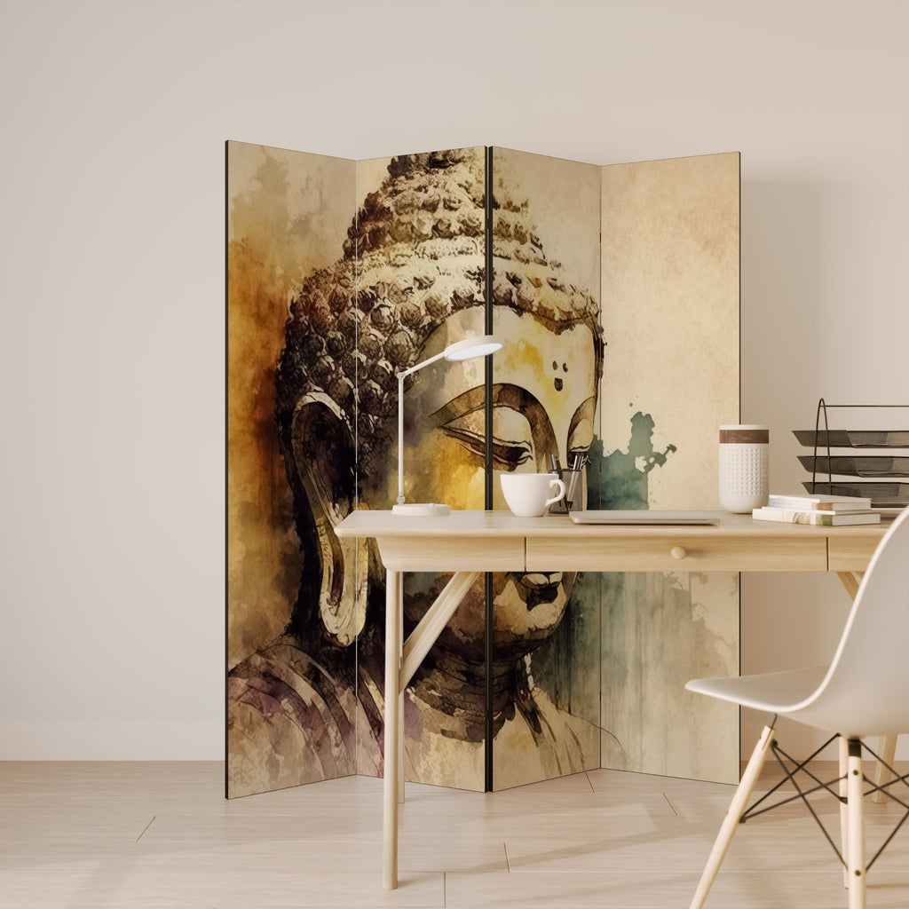 TRANQUIL BUDDHA WHISPERS 4dílný paraván