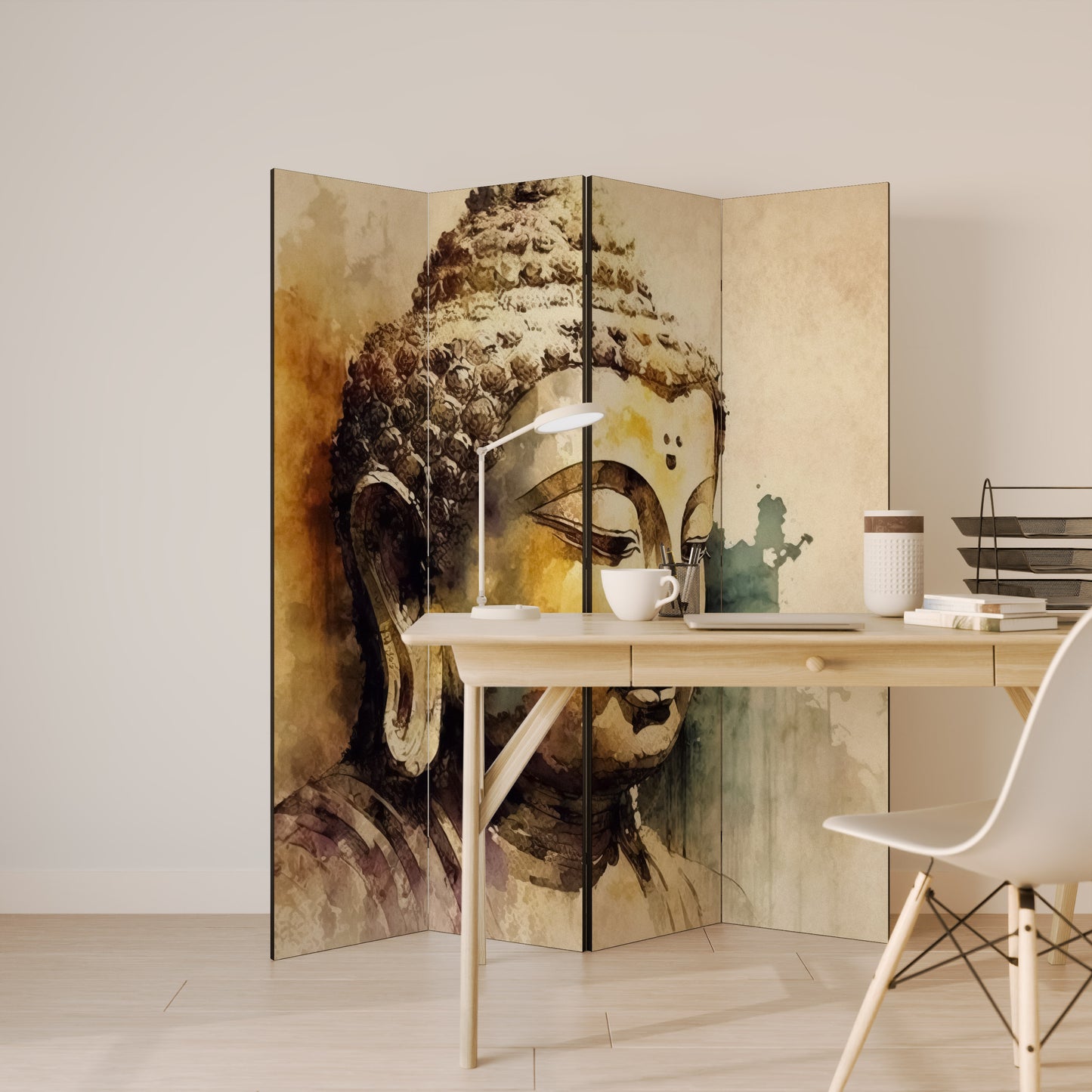 TRANQUIL BUDDHA WHISPERS 4dílný paraván
