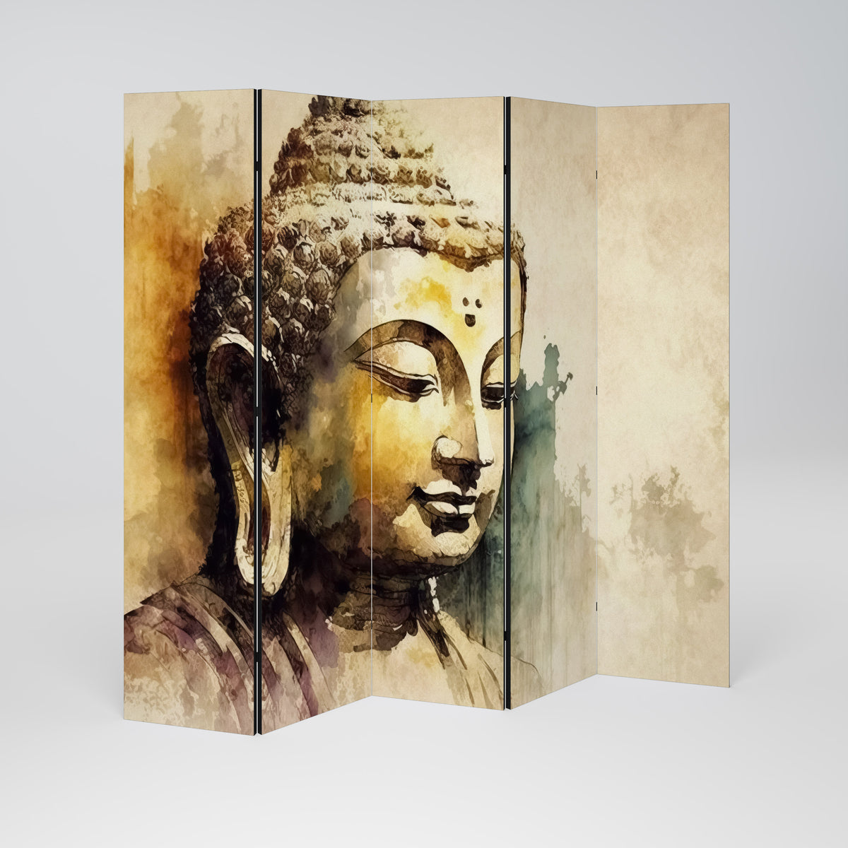 TRANQUIL BUDDHA WHISPERS 5dílný paraván