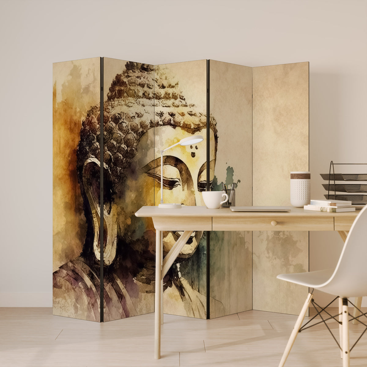 TRANQUIL BUDDHA WHISPERS 5dílný paraván