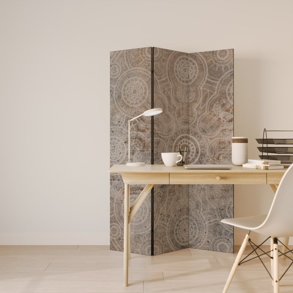 ENIGMATIC PATTERNS 3-Panel Room Divider