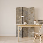 ABSTRACT EARTH CANVAS 3-Panel Room Divider