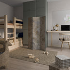 ABSTRACT EARTH CANVAS 3-Panel Room Divider