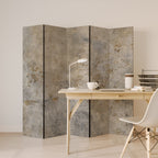 ABSTRACT EARTH CANVAS 5-Panel Room Divider