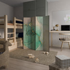 MARBLEIZED MYSTIQUE 4dílný paraván