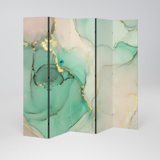 MARBLEIZED MYSTIQUE 5dílný paraván