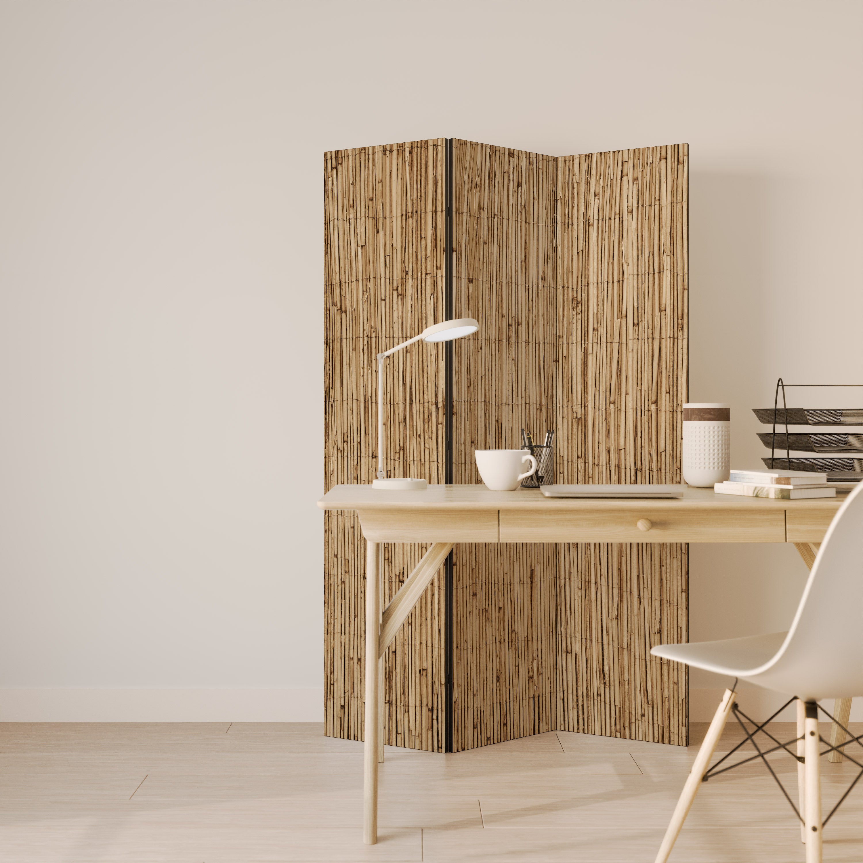 STRAW BOUND DELIGHT 3dílný paraván