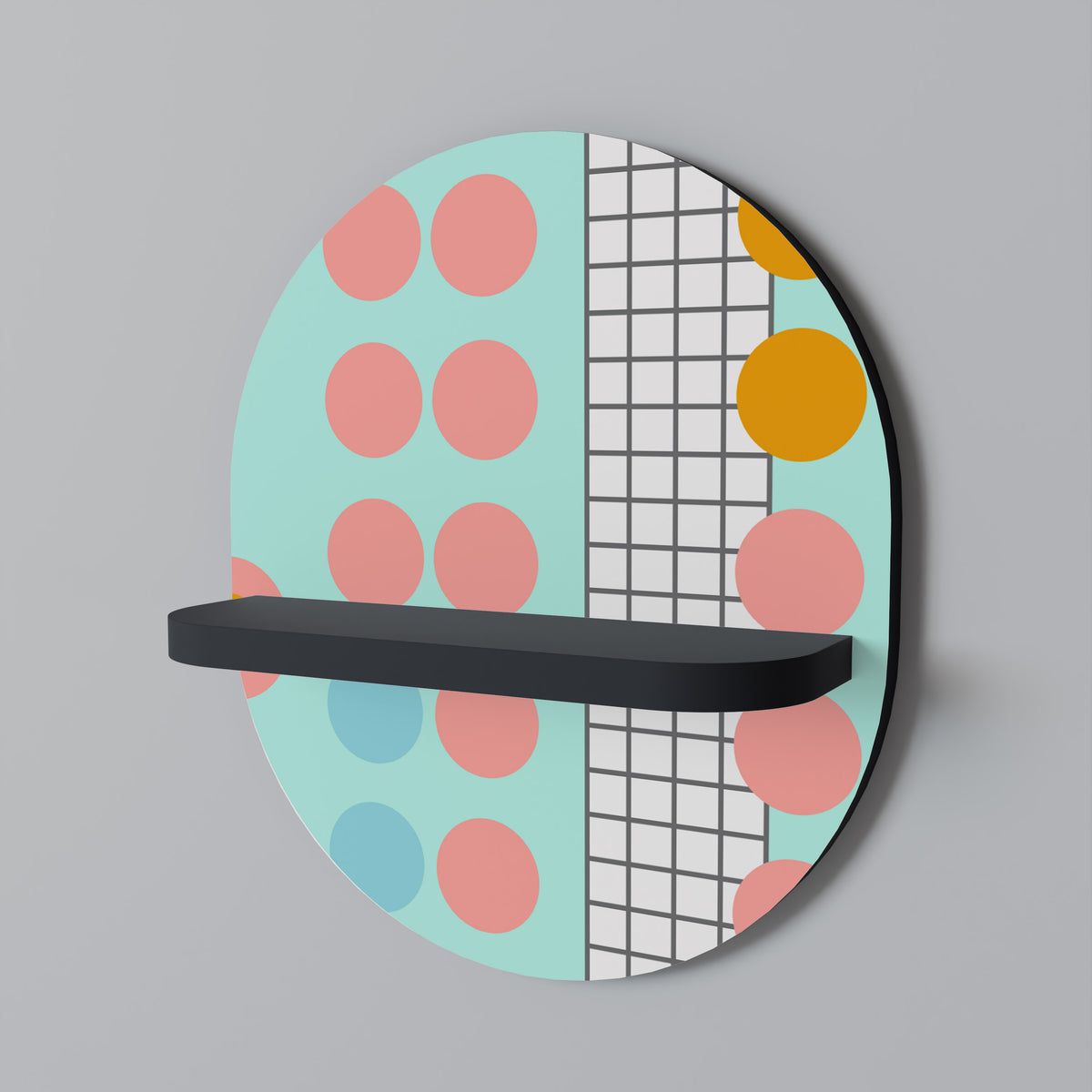 RETRO GRID Designová police