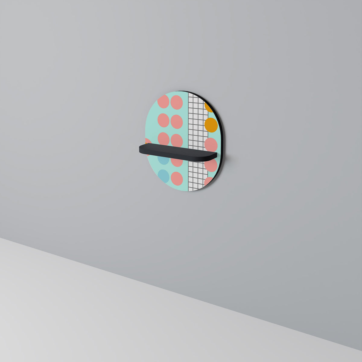 RETRO GRID Designová police