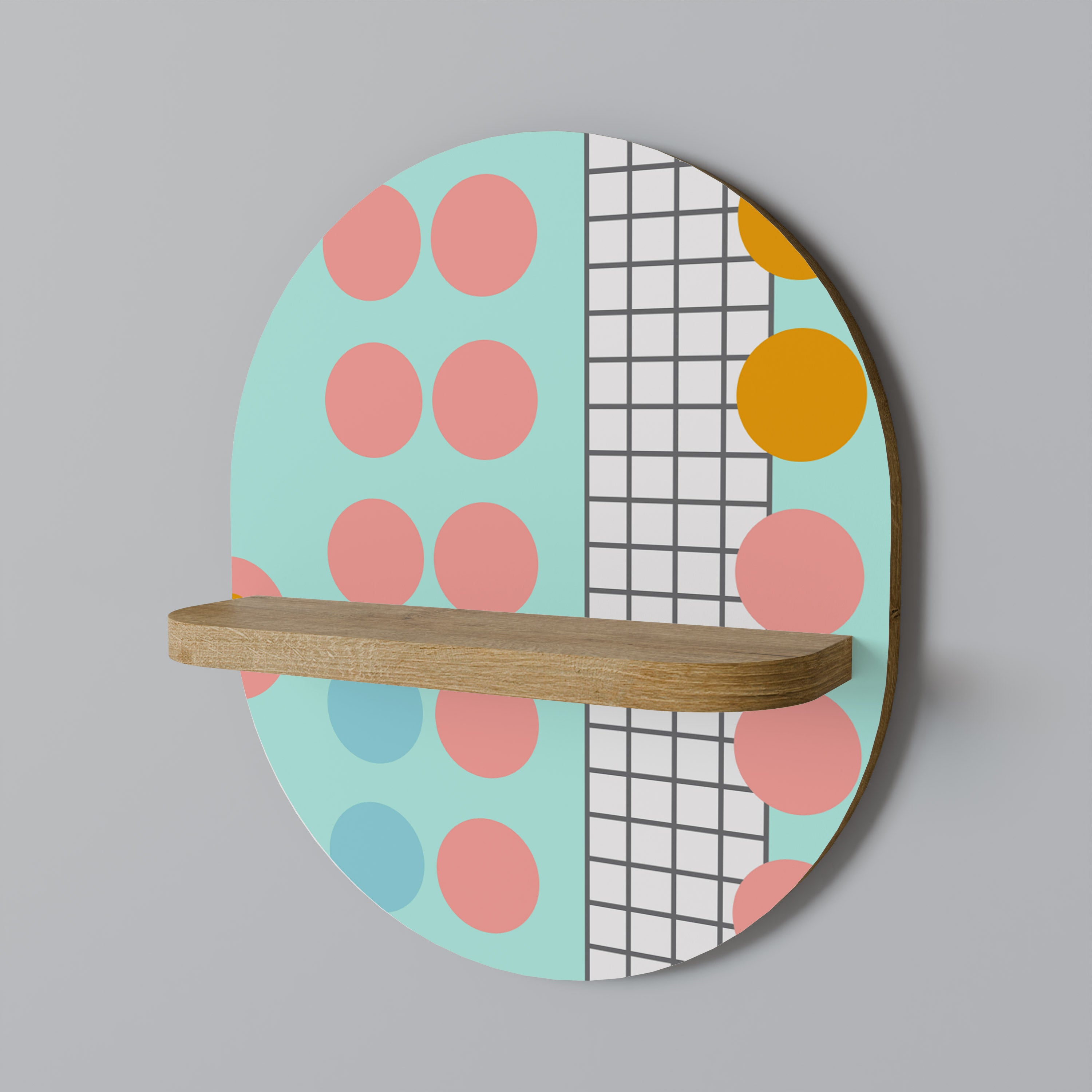 RETRO GRID Designová police