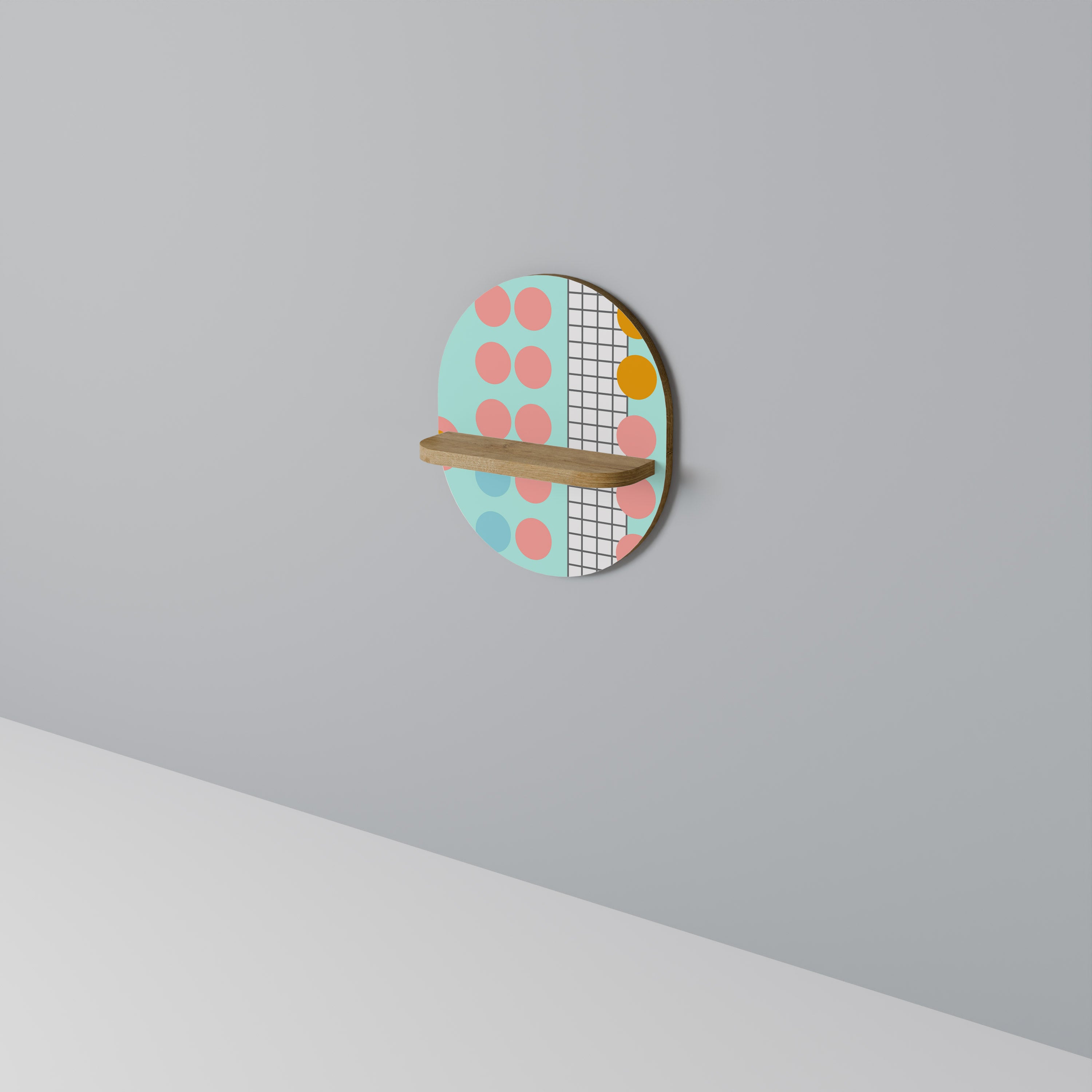 RETRO GRID Designová police