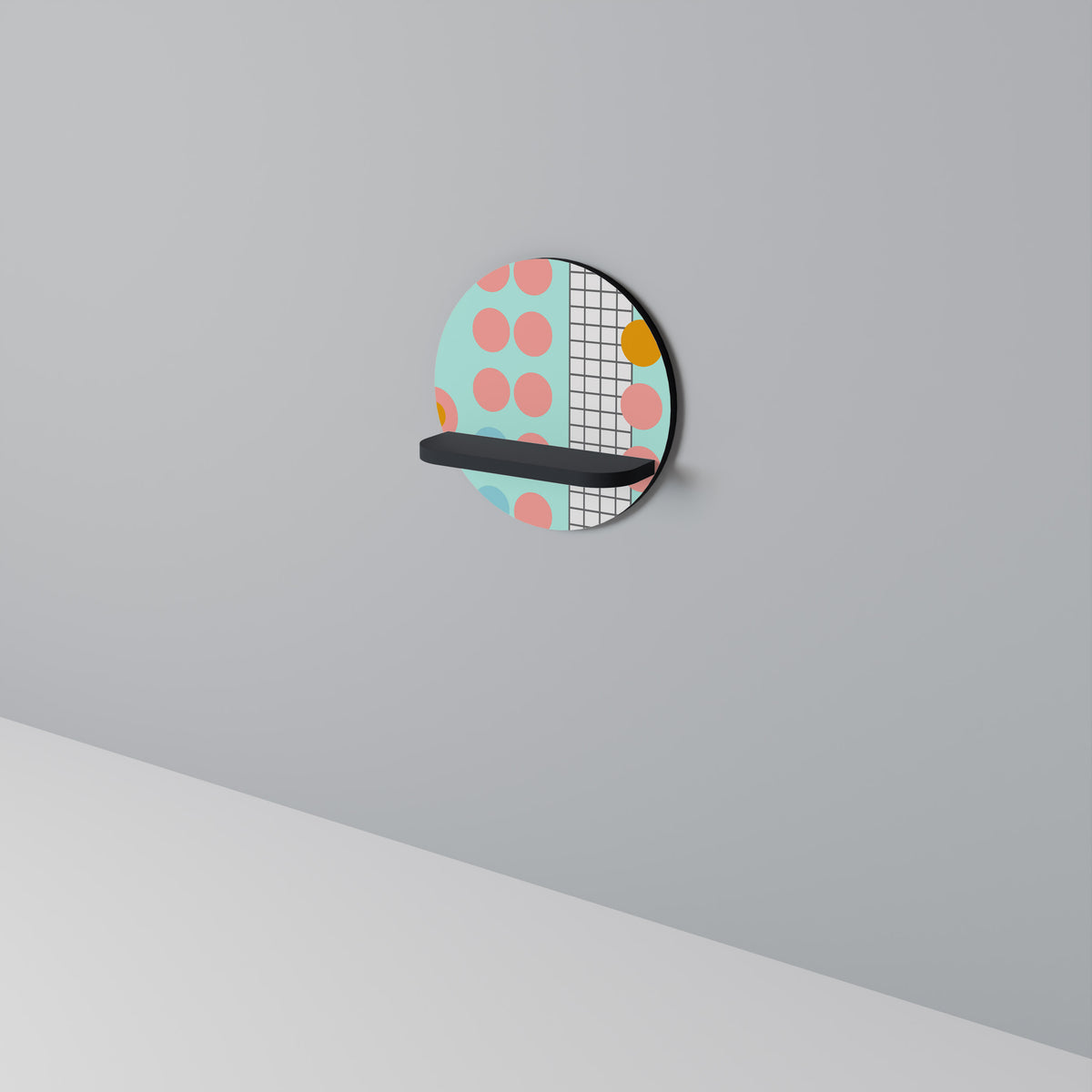 RETRO GRID Designová police