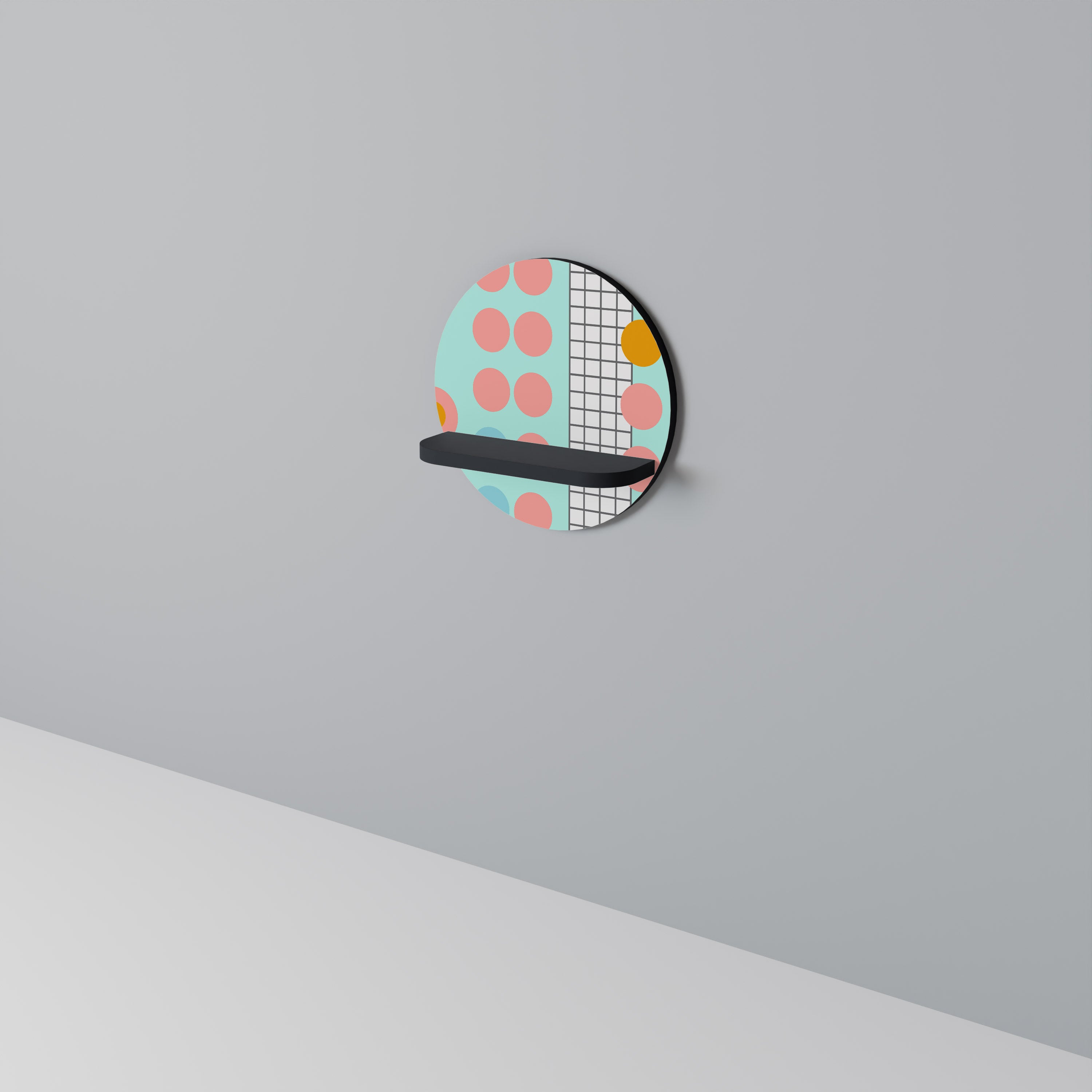 RETRO GRID Designová police