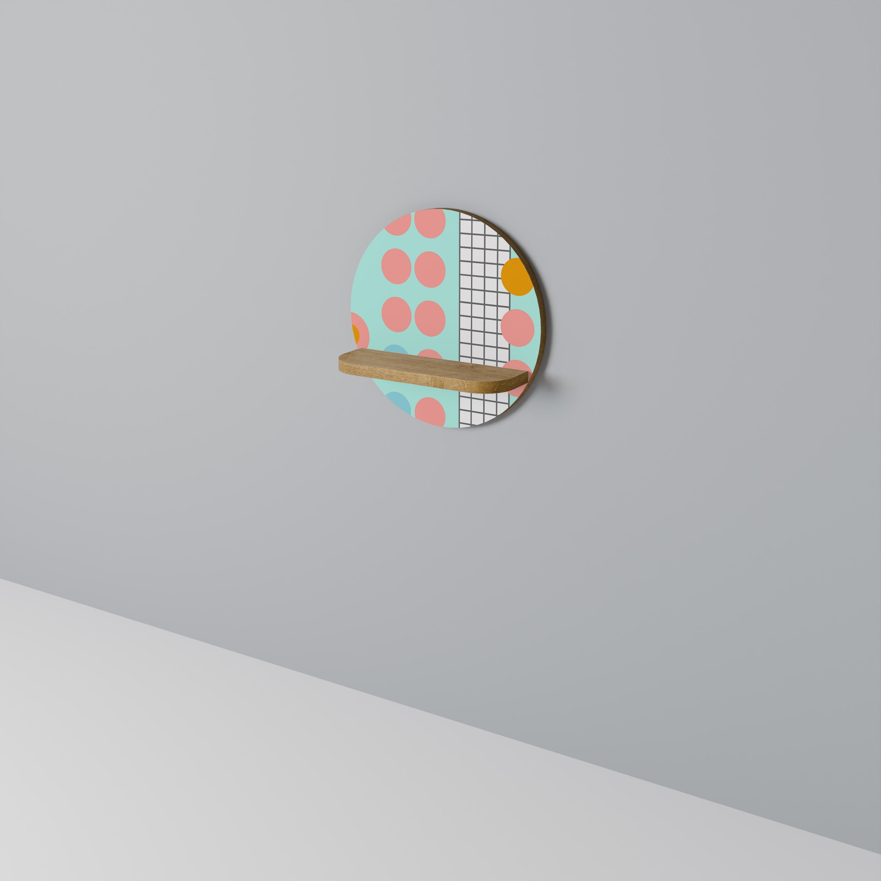 RETRO GRID Designová police