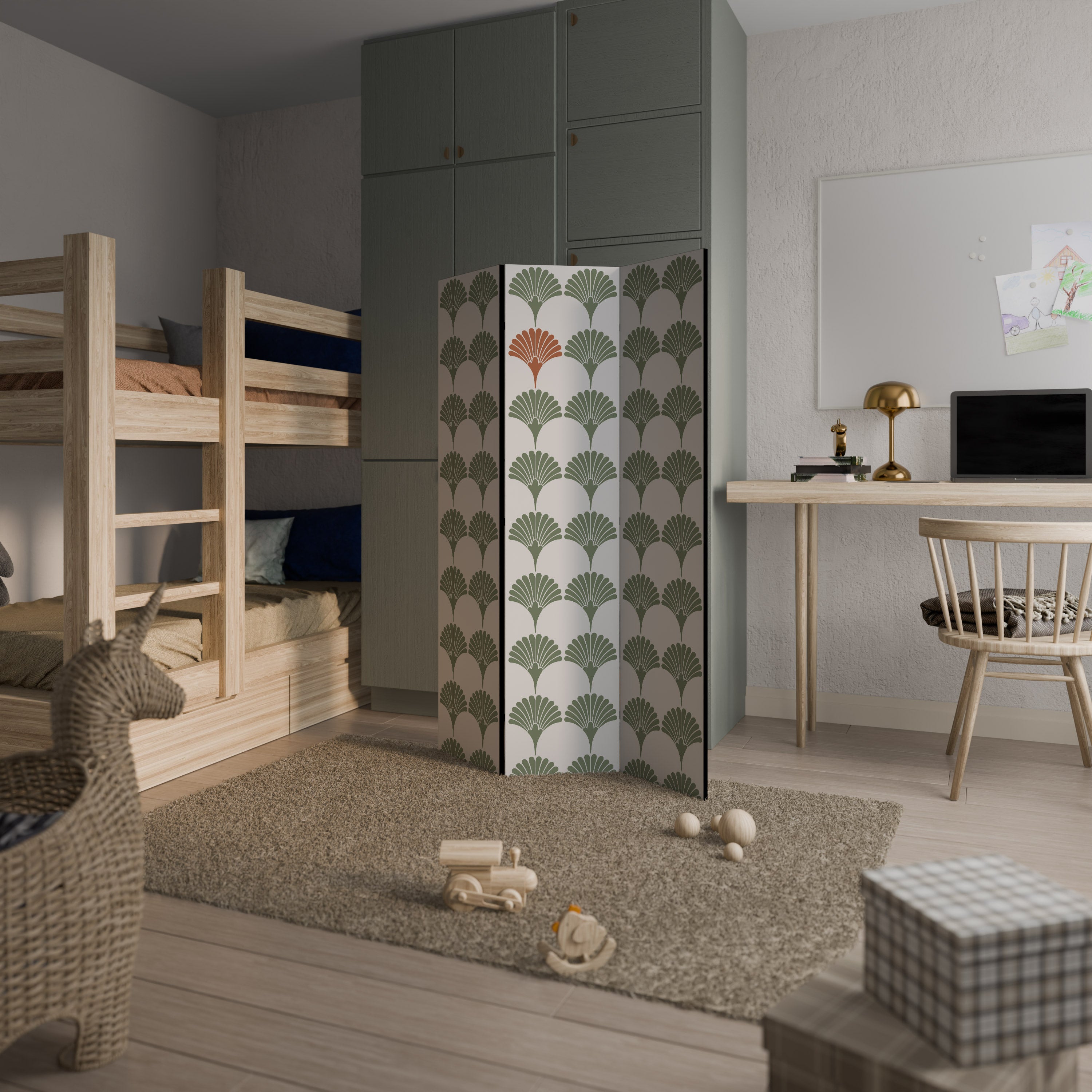 VIVID VALOR 3dílný paraván