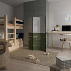 RUSTIC RADIANCE ASSEMBLED 3-Panel Room Divider