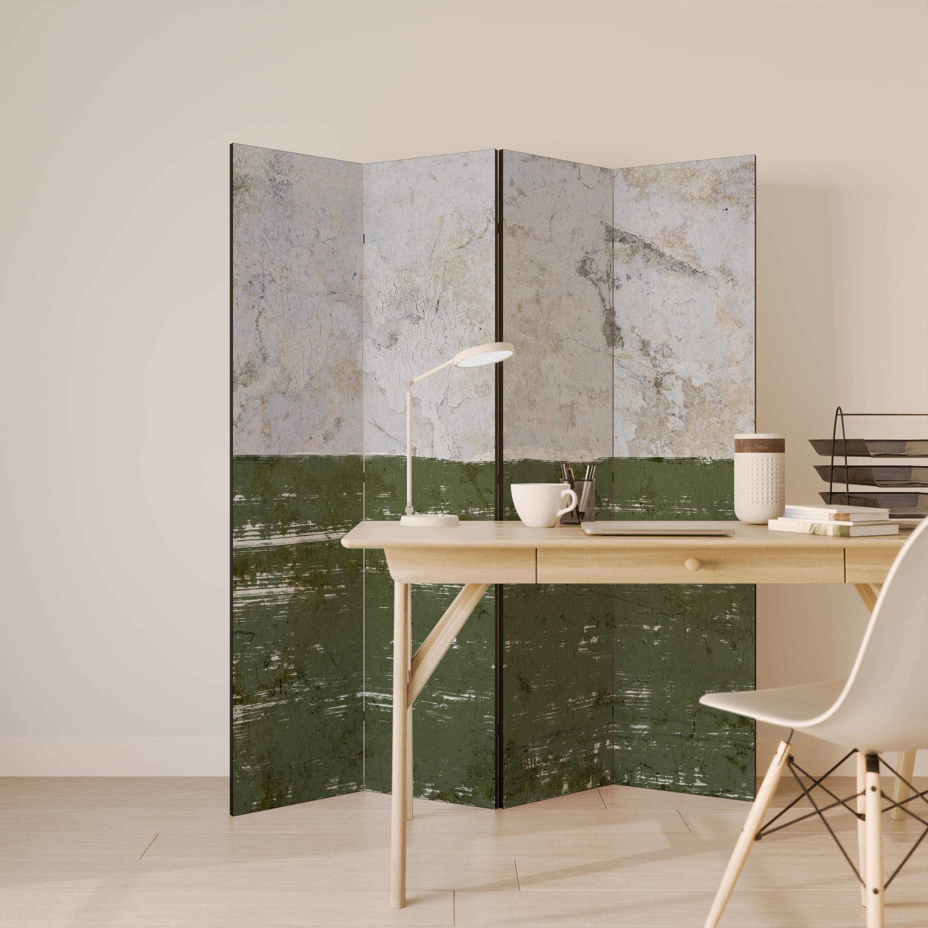 RUSTIC RADIANCE ASSEMBLED 4dílný paraván