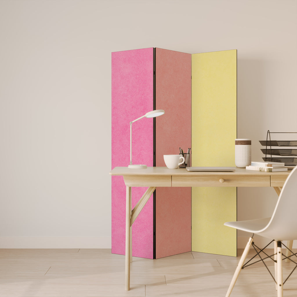 LIKE A ROLLING SHADE 3-Panel Room Divider
