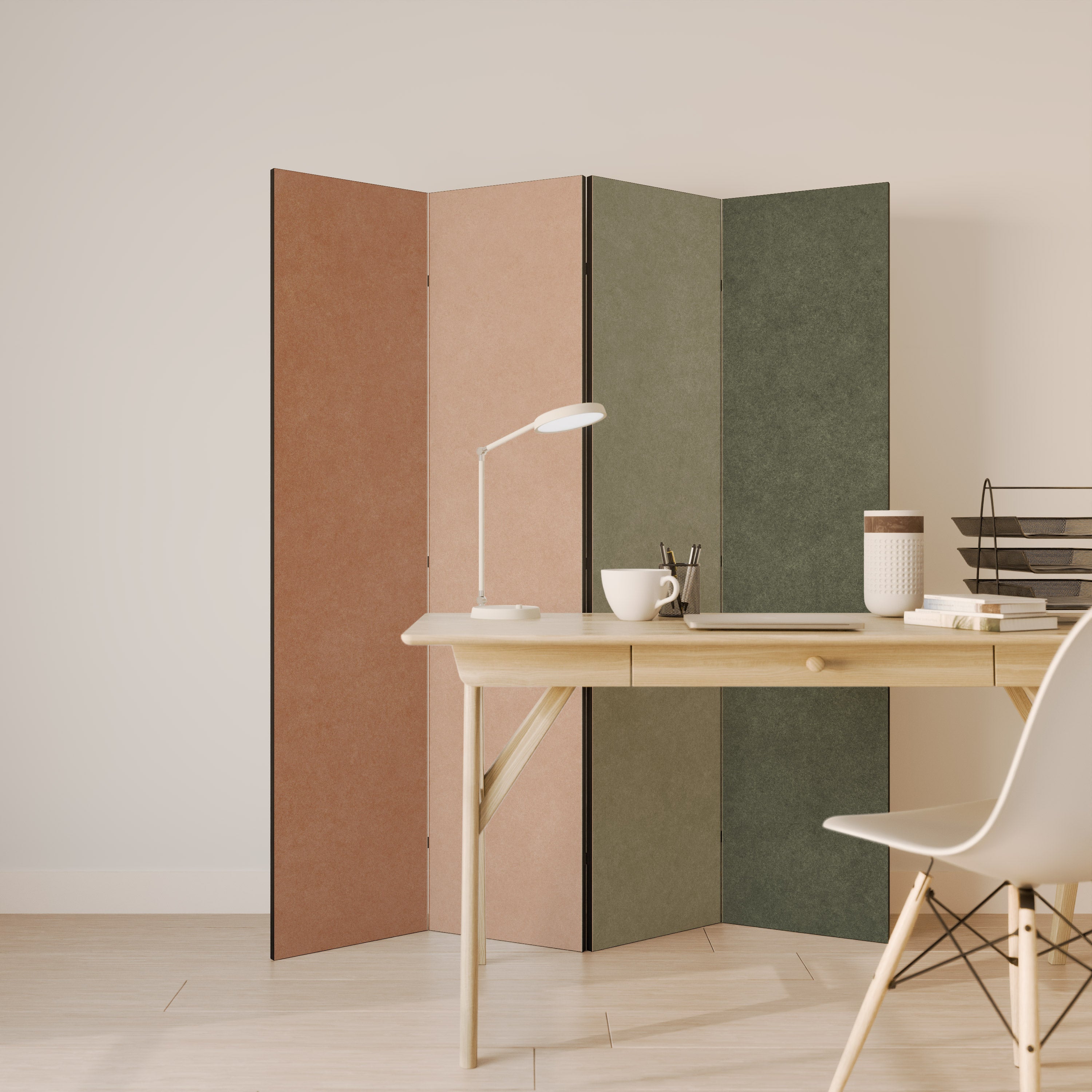 GANGNAM AVOCADO 4dílný paraván