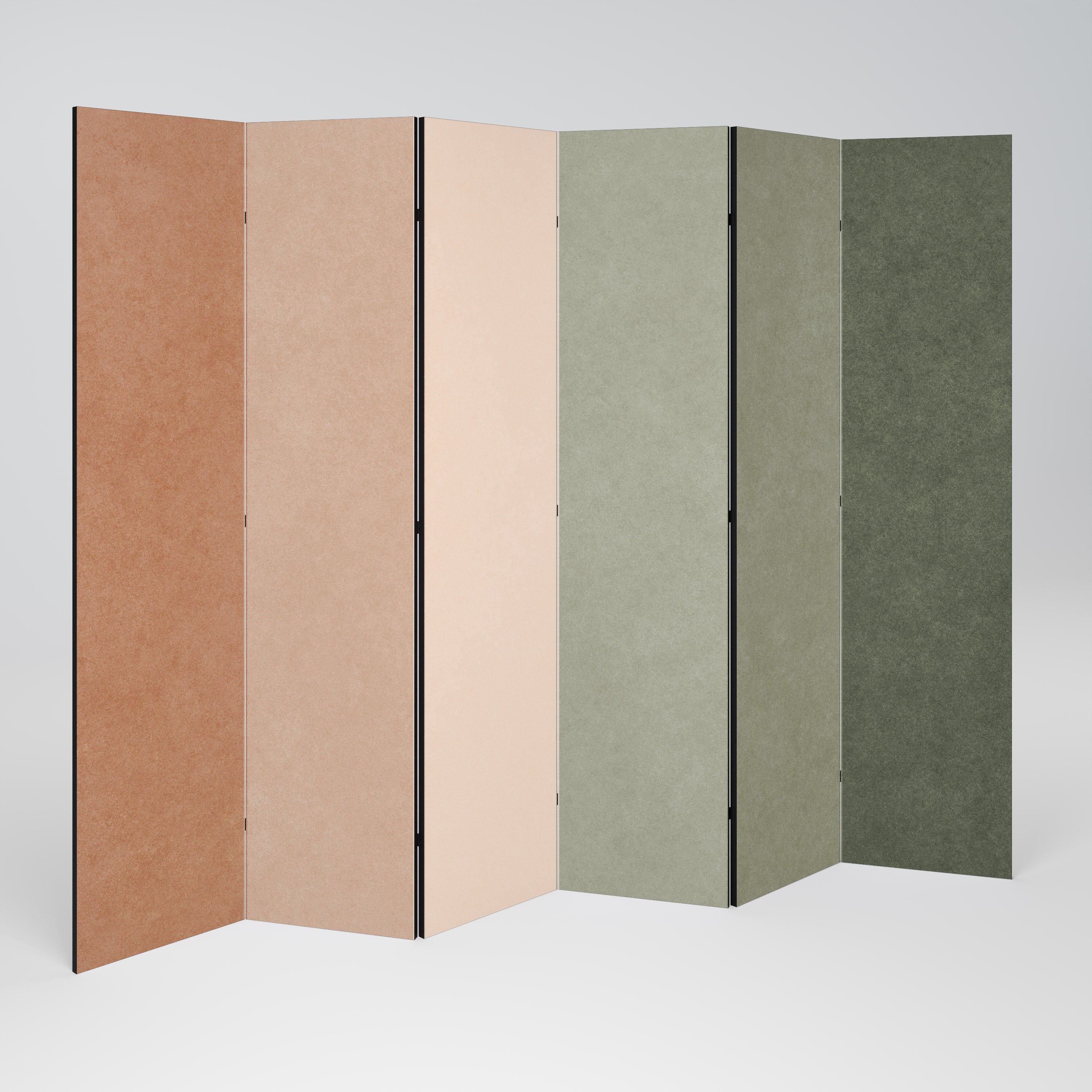 GANGNAM AVOCADO 6dílný paraván