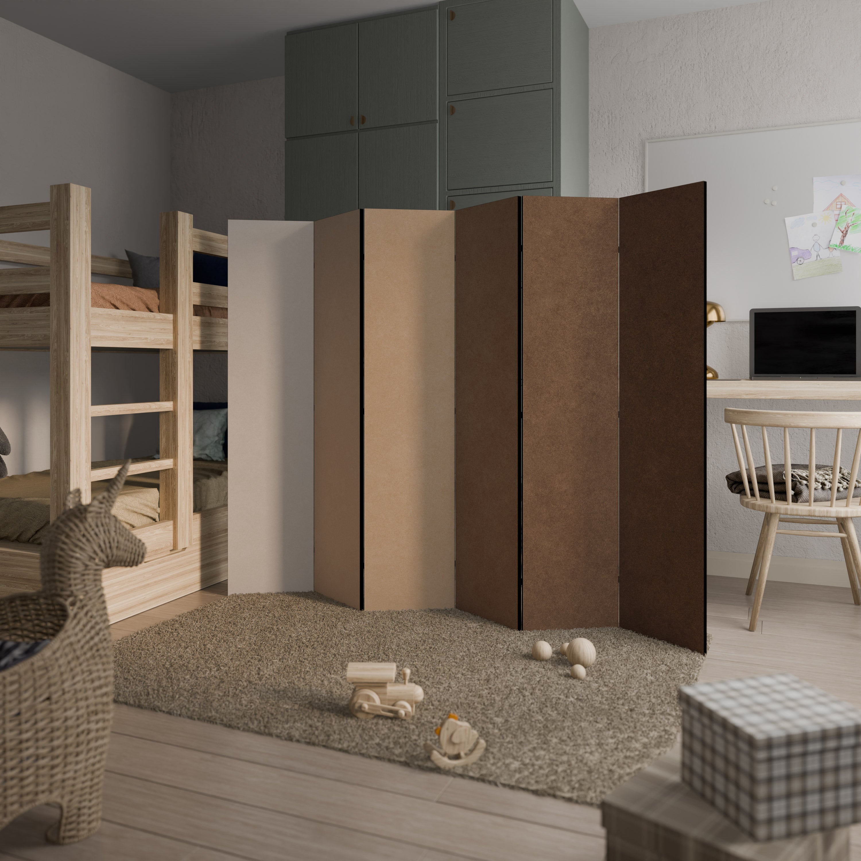 BROWNING IN THE DEEP 6dílný paraván