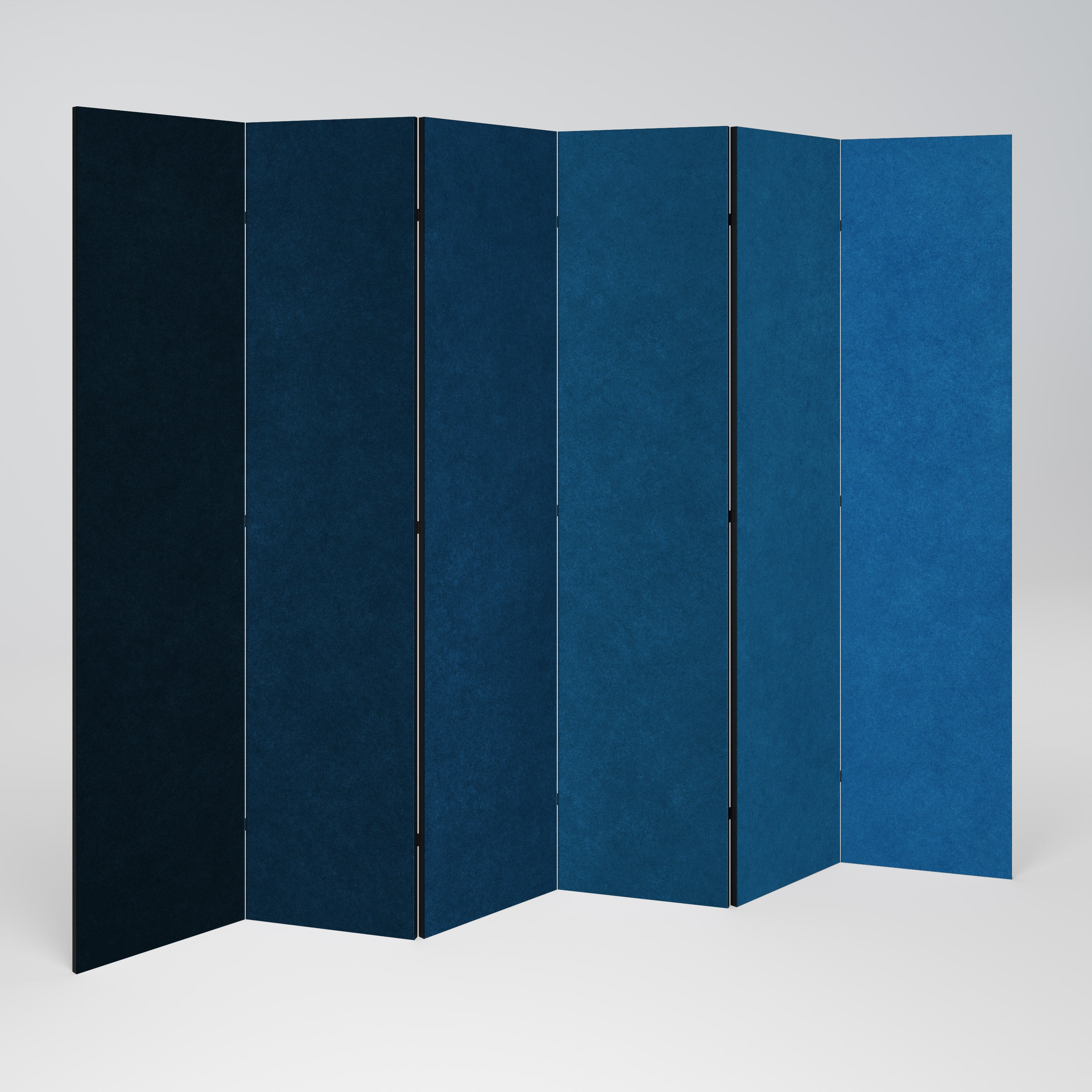 SHAKE IT BLUE 6dílný paraván