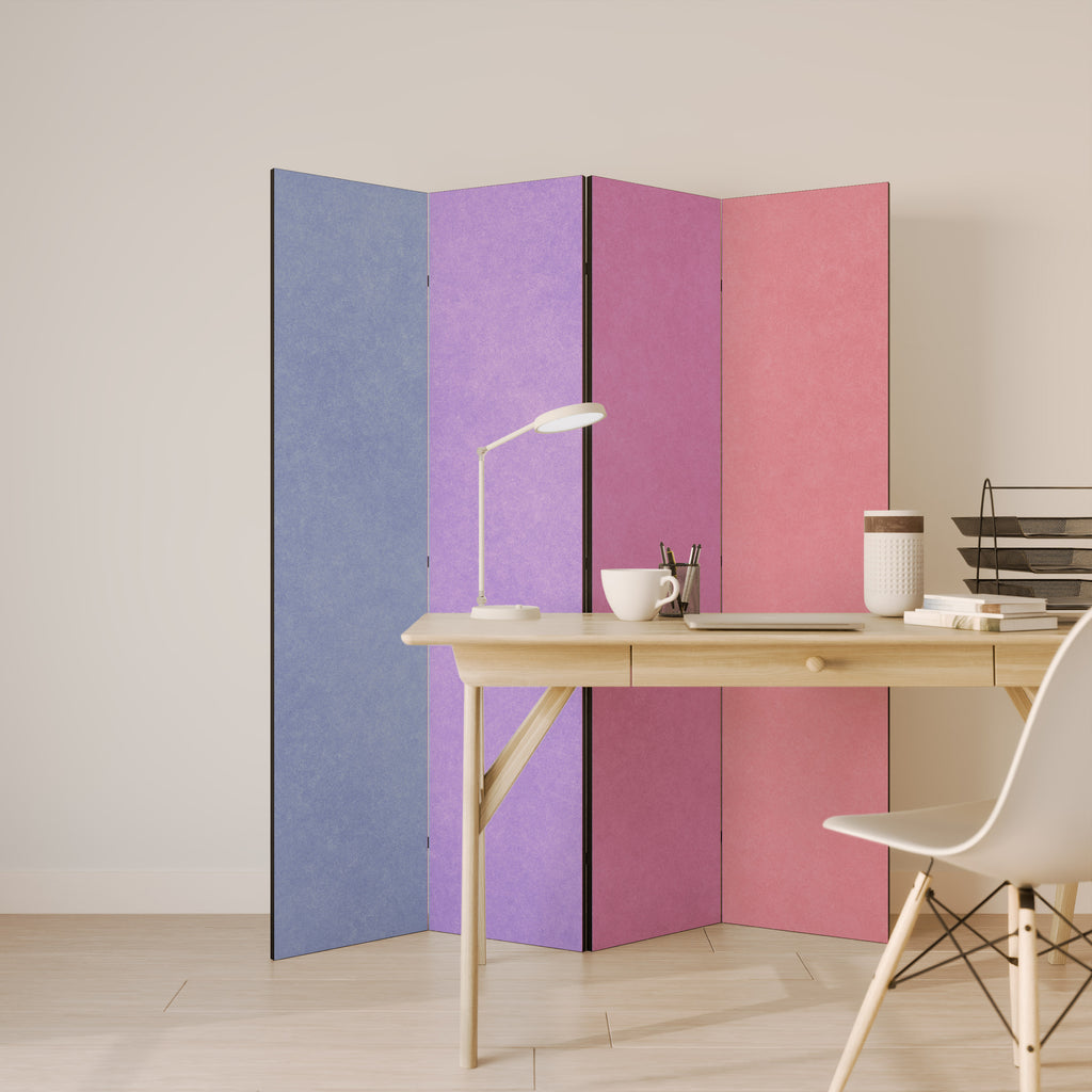 MY HEART WILL COLOR ON 4dílný paraván