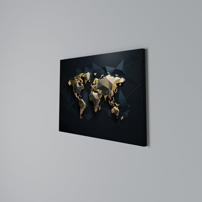SHIMMERING WORLD SYMMETRY Horizontal Canvas Print