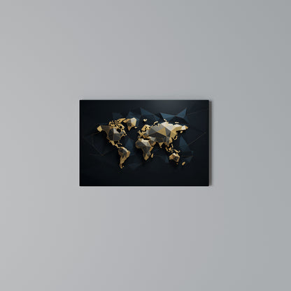 SHIMMERING WORLD SYMMETRY Horizontal Canvas Print