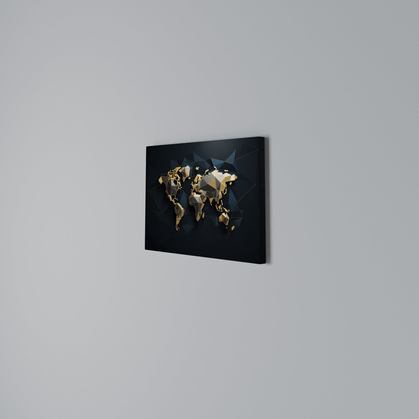 SHIMMERING WORLD SYMMETRY Horizontal Canvas Print