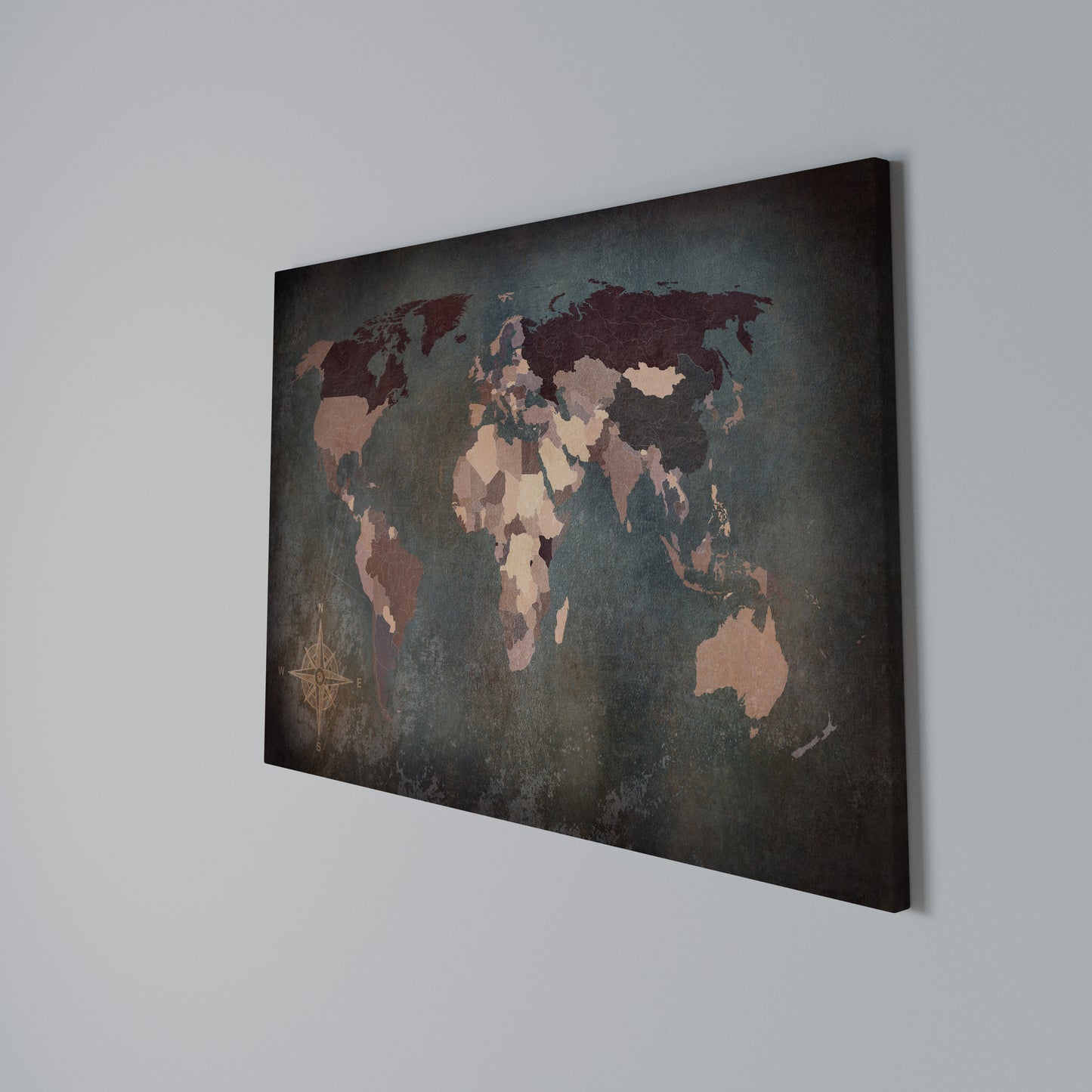 EARTH'S ARTISTIC TESSERAE Horizontal Canvas Print