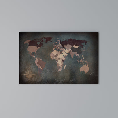 EARTH'S ARTISTIC TESSERAE Horizontal Canvas Print