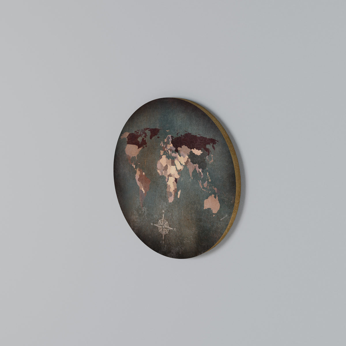 EARTH'S ARTISTIC TESSERAE Kulatá nástěnná dekorace