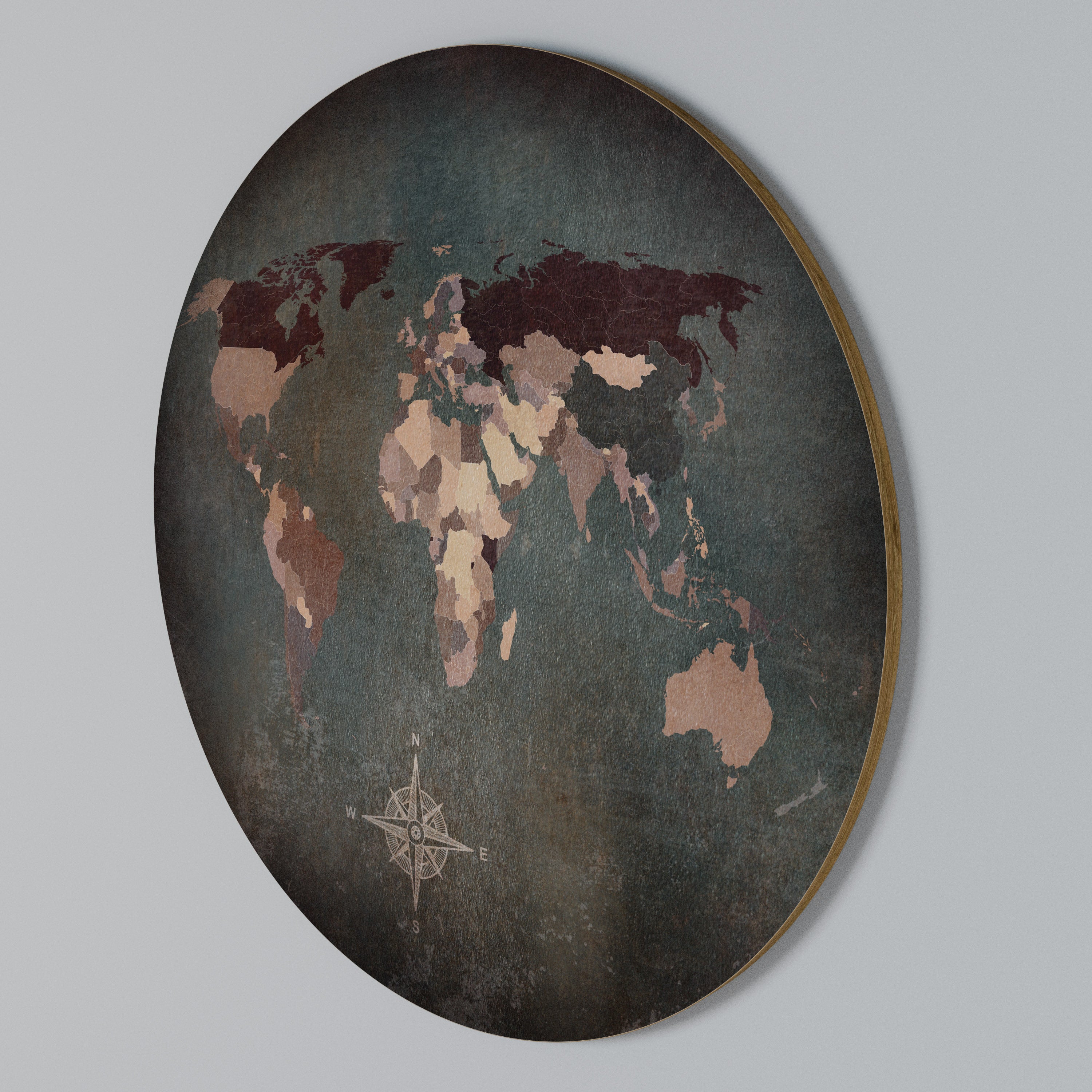 EARTH'S ARTISTIC TESSERAE Round Wall Art