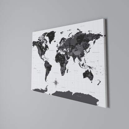 GLOBAL SHADOWS Horizontal Canvas Print