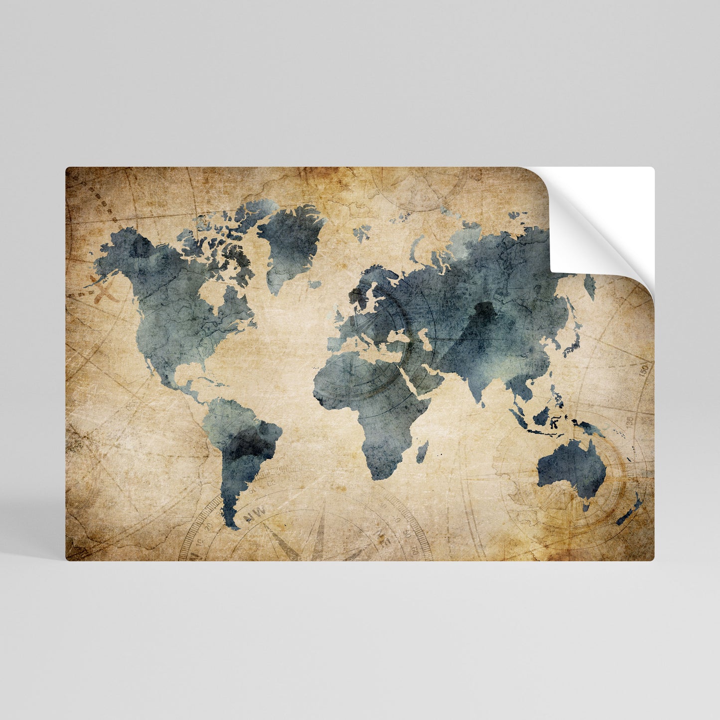 VINTAGE WORLDVIEW Vodorovný samolepicí plakát