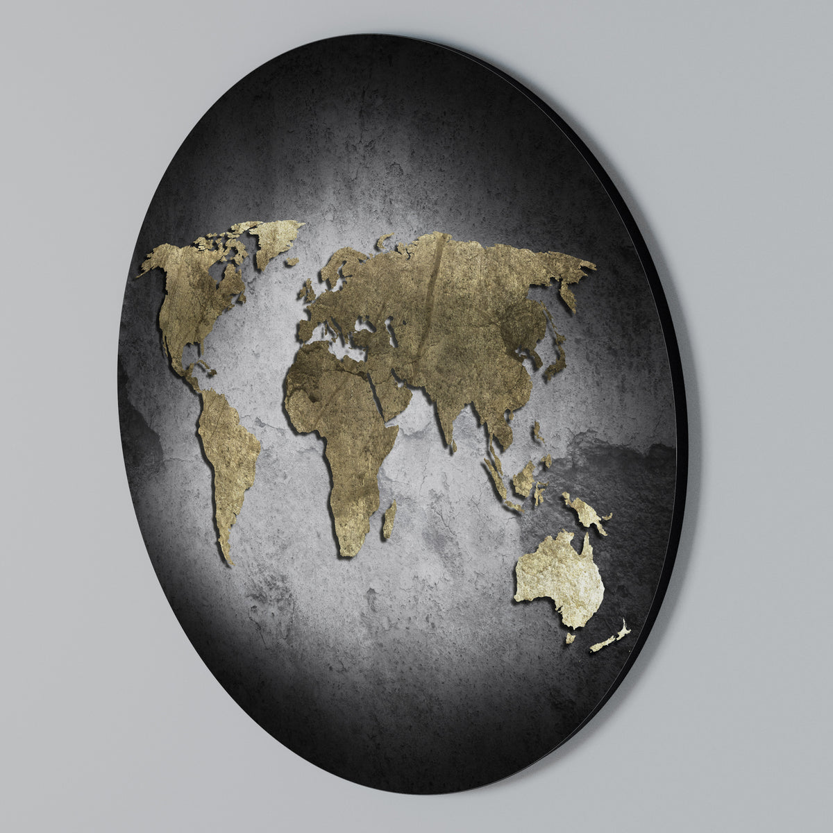 GOLDEN GLOBE TREASURE Kulatá nástěnná dekorace