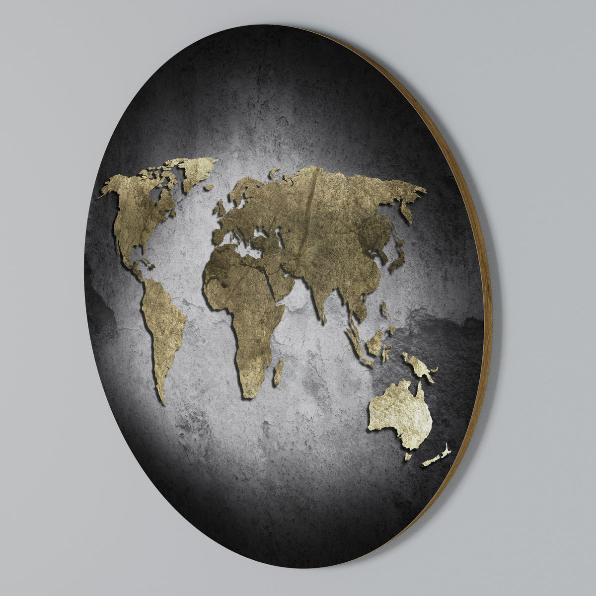 GOLDEN GLOBE TREASURE Kulatá nástěnná dekorace