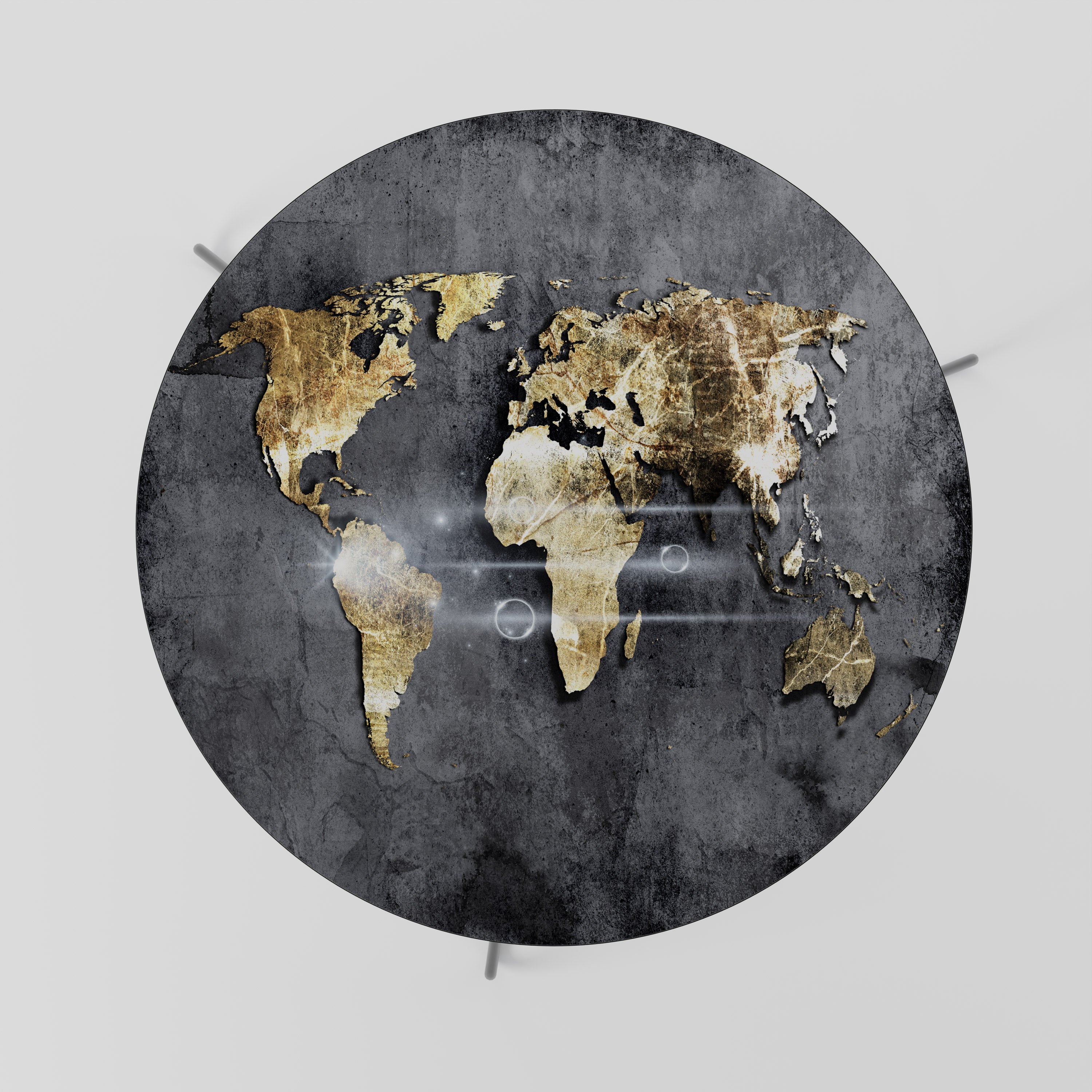 SHIMMERING EARTH MAP Konferenční stolek
