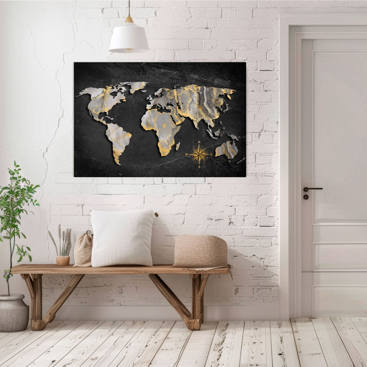 ELEGANT WORLDWIDE Horizontal Canvas Print